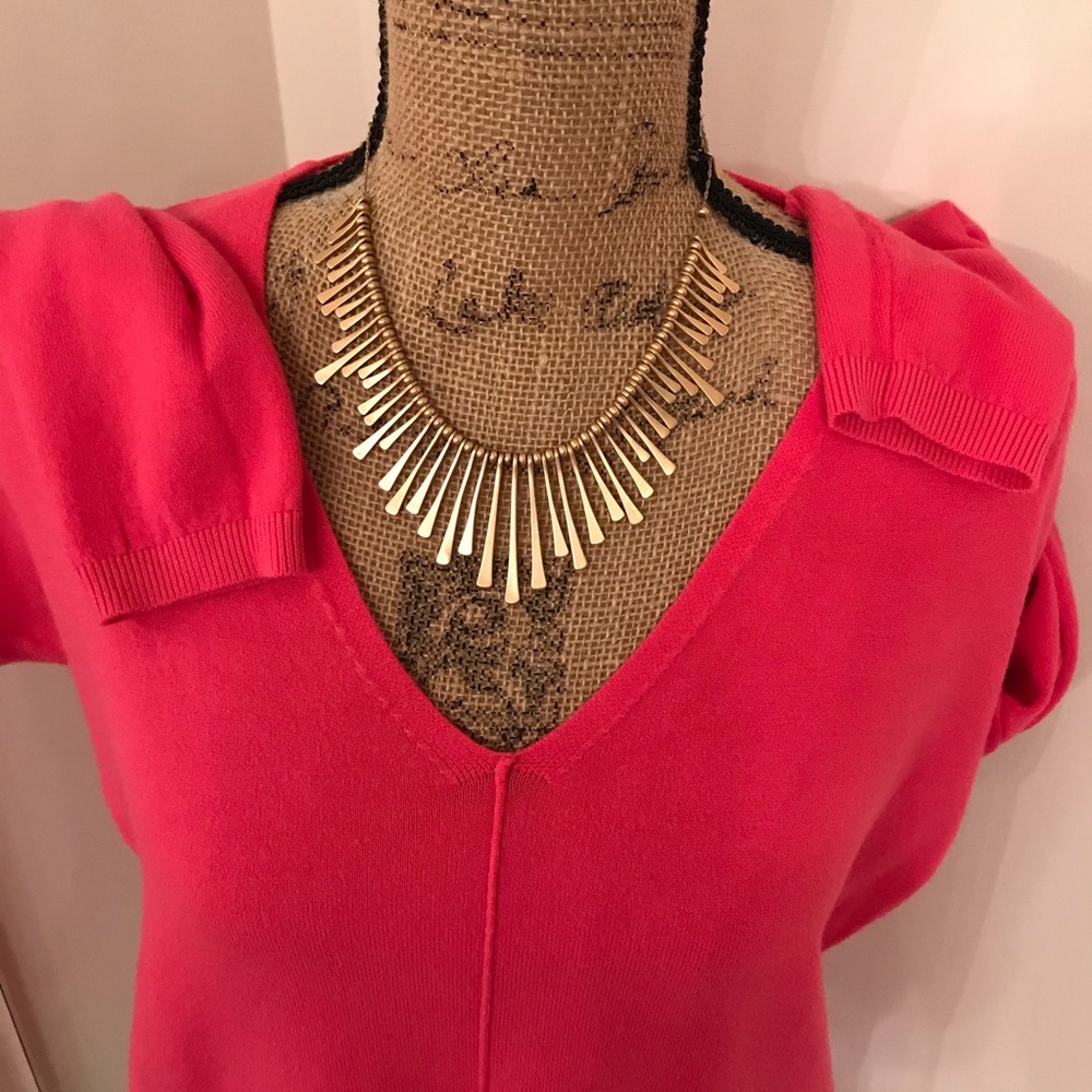 “Hot Pink Mama” Staccato layering sweater - Picture 6 of 8